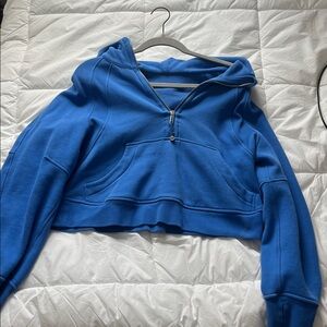 Lululemon Athletica Blue Half-Zip Hoodie xs/s